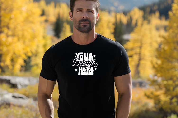 White Tshirt Mockup Image 3