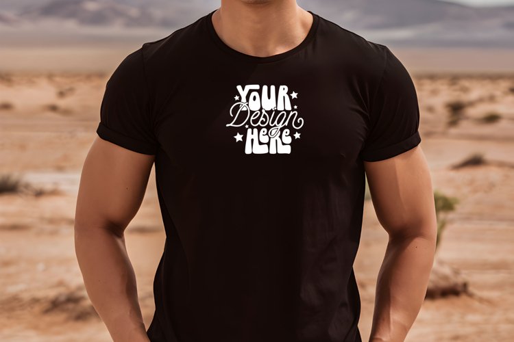 White Tshirt Mockup Image 17