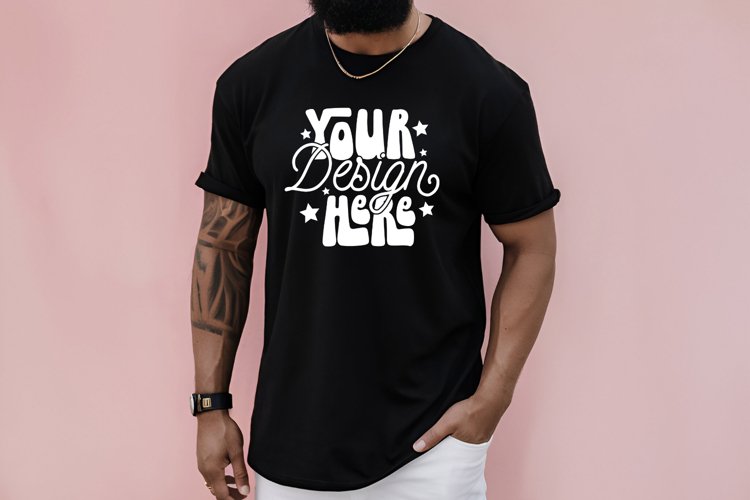 Black Tshirt Mockup
