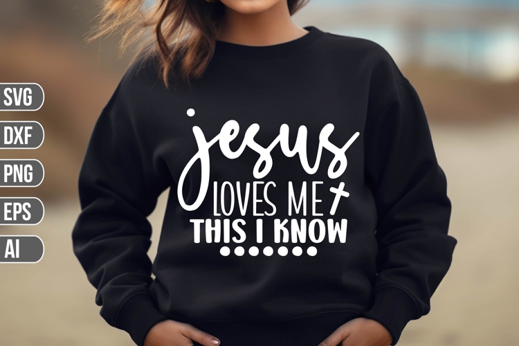 Jesus Loves Me Svg Image 13