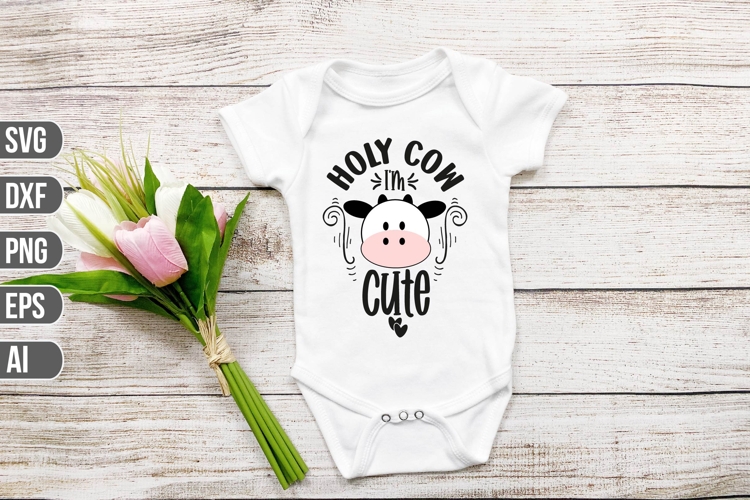 Cute Cow Svg Image 8
