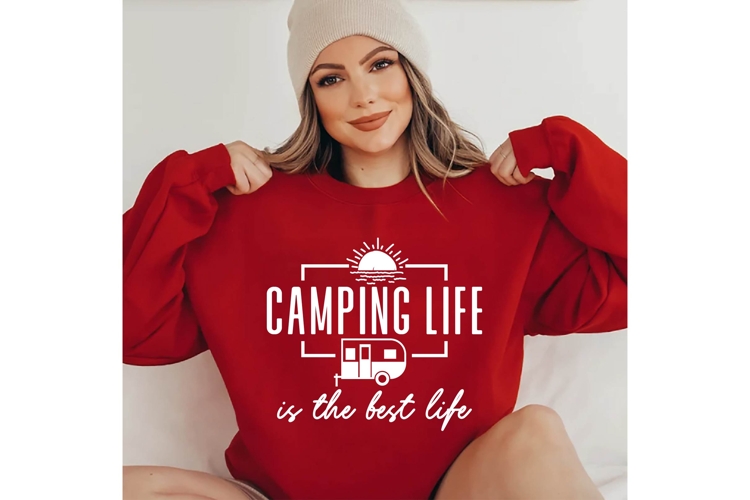 Camping Life is the best life Svg, Camping Vibes Svg Designs