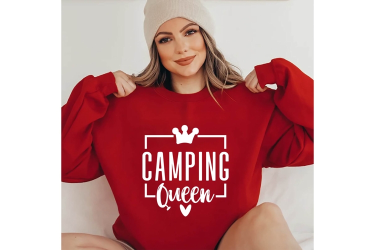 Camping Queen Svg, Camping Vibes Svg Designs