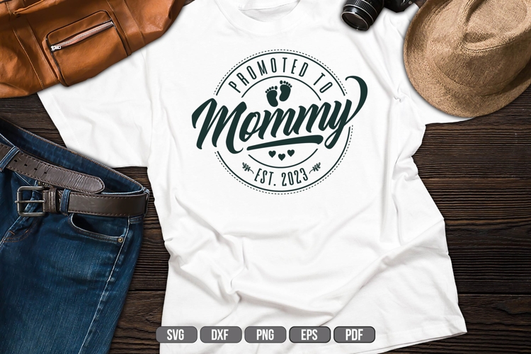 Promoted to mommy Svg, Dad Svg