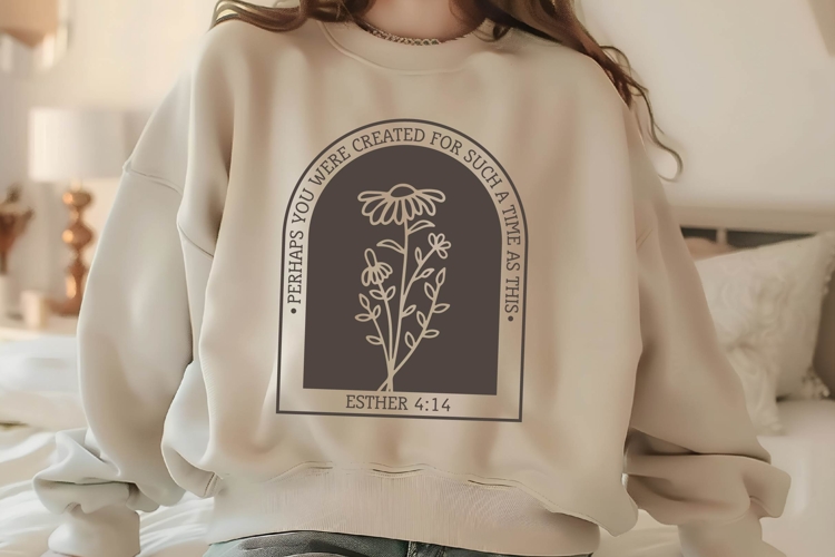 Perhaps you were created for such a time as this Svg