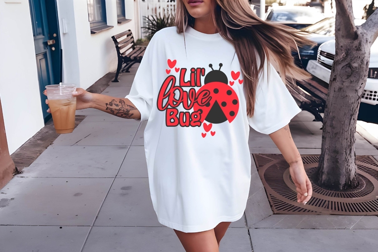 Lil Love Bug Svg, Valentines Day Svg