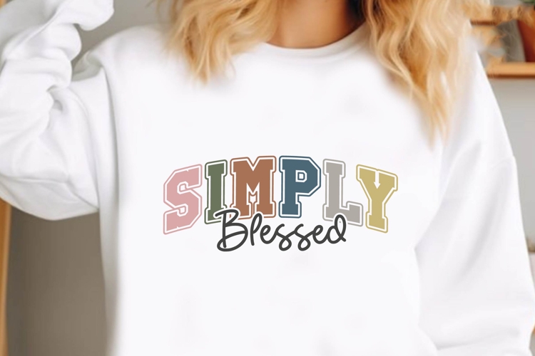 Simply Blessed Svg, God Svg, Bible Svg