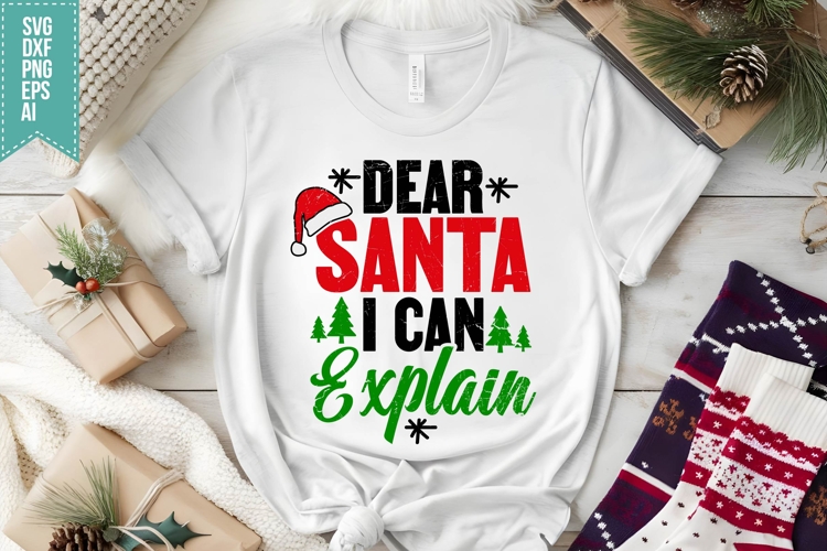 Dear Santa I Can Explain Svg, Christmas Svg, Xmas Svg
