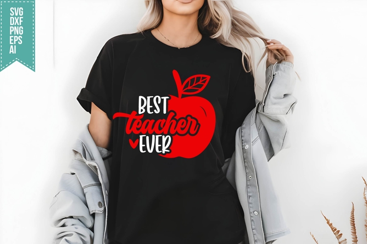 Best Teacher Ever Svg, Teacher Quotes Svg