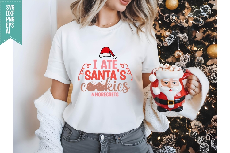 I Ate Santas Cookies Svg, Christmas Svg, Xmas Svg