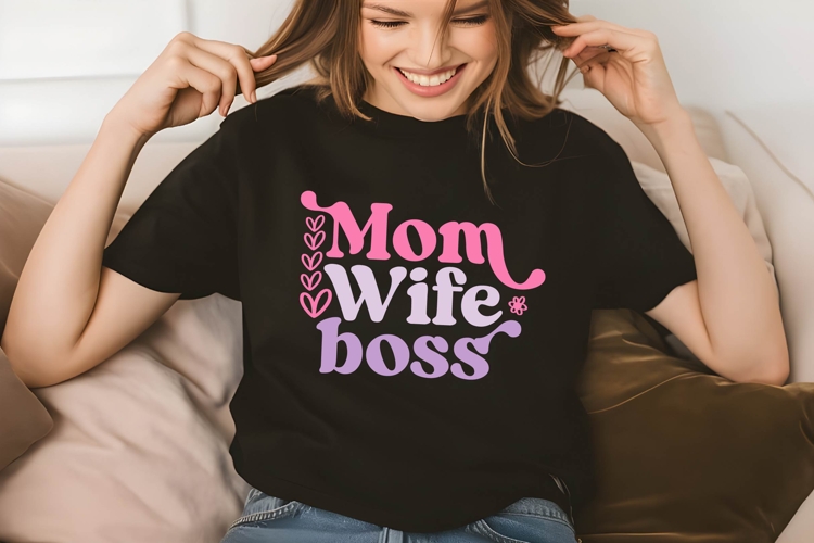 Mom Wife Boss Svg Image 3