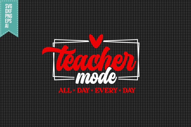 Teacher Life Svg