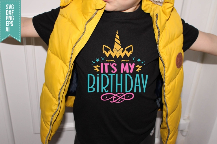 Birthday Unicorn SVGs Image 16