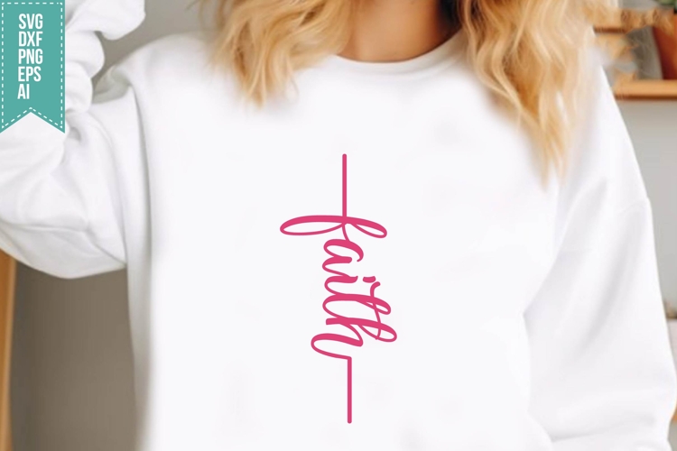 Faith Cross Svg, Religious Svg, Jesus God Svg