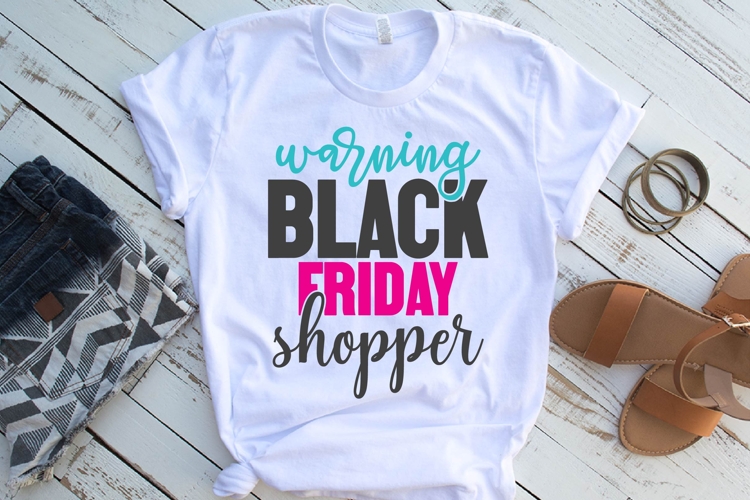 Warning Black Friday Shopper Svg, Black Friday Shirt Svg