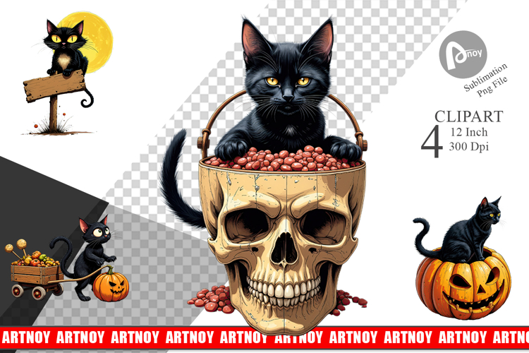 Black Cat Clipart