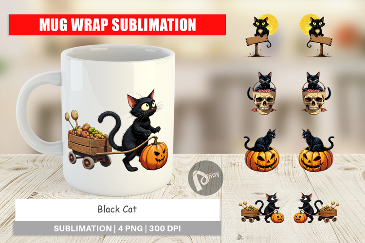 Black Cat Clipart Image 6
