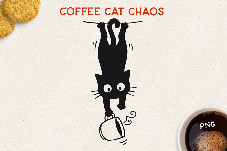 Cat PNG Clipart, Cute Cat Design, Black Cat Illustration