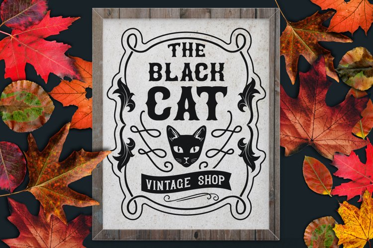 Halloween Black Cat Svg Image 10