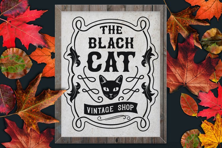 Halloween Black Cat Svg Image 11