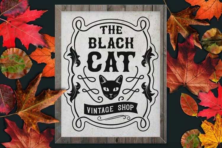 Black Cat Vintage Shop | SVG Farmhouse Sign