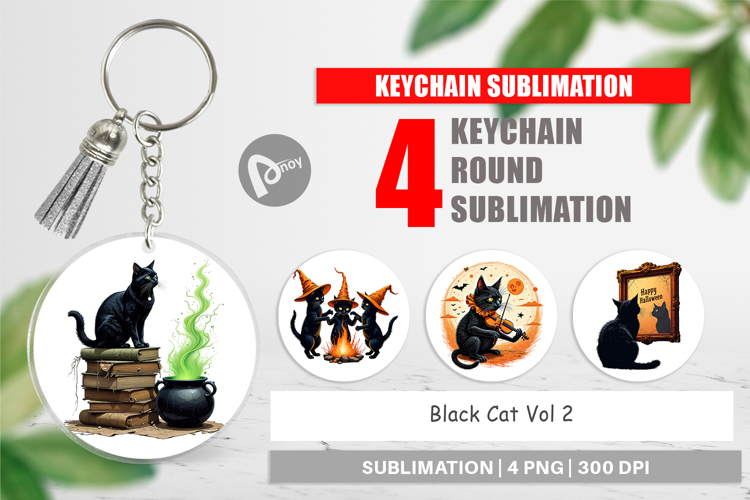 Black Cat Clipart Image 9