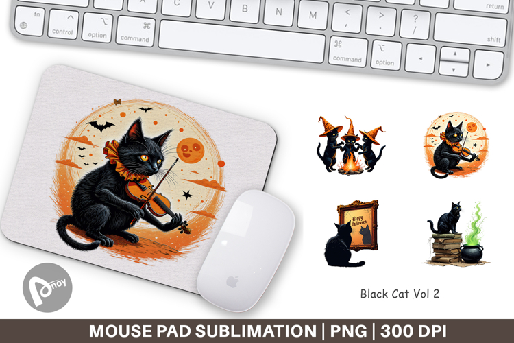 Black Cat Clipart Image 7