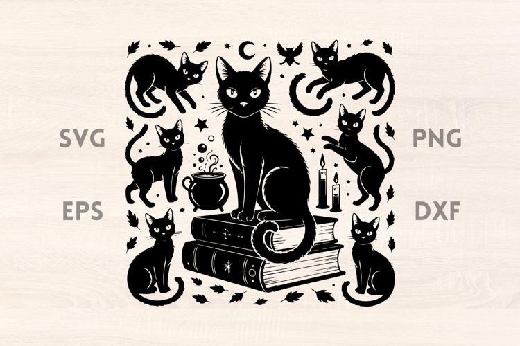 Witch Cat Svg Image 2