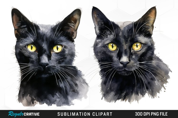 Black Cat Png Image 3