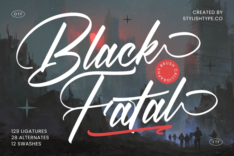 Modern Calligraphy Font Image 9