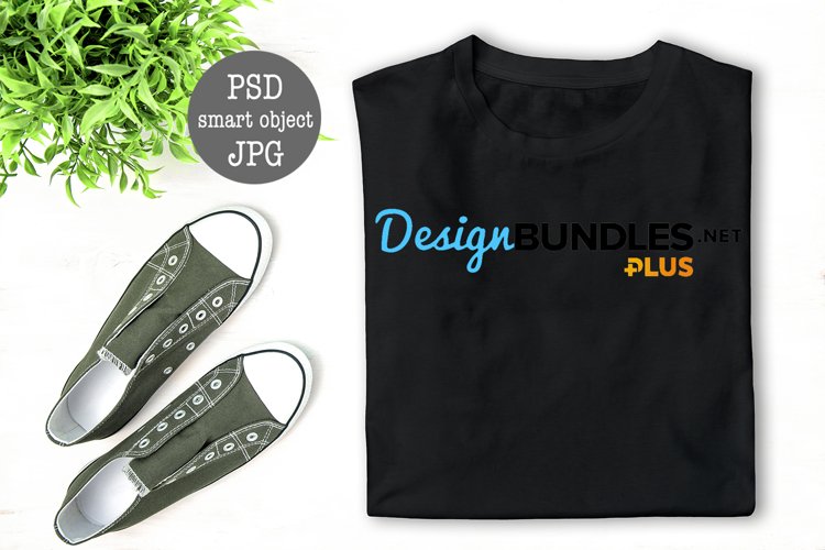 Black Tshirt Mockup Image 23