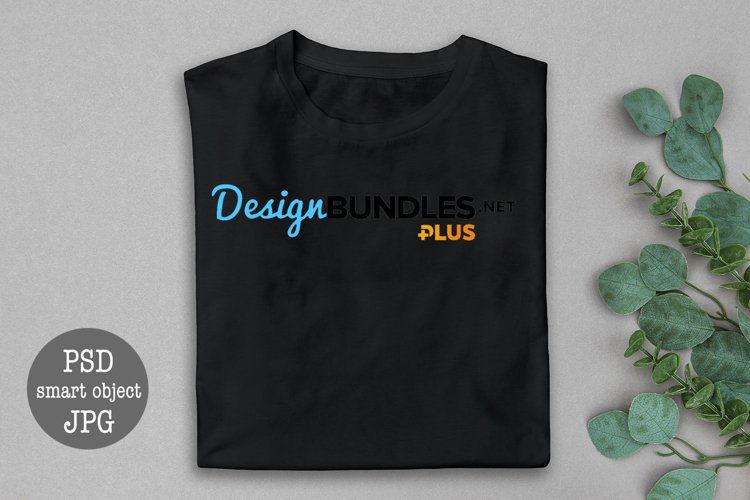 Black Tshirt Mockup Image 17
