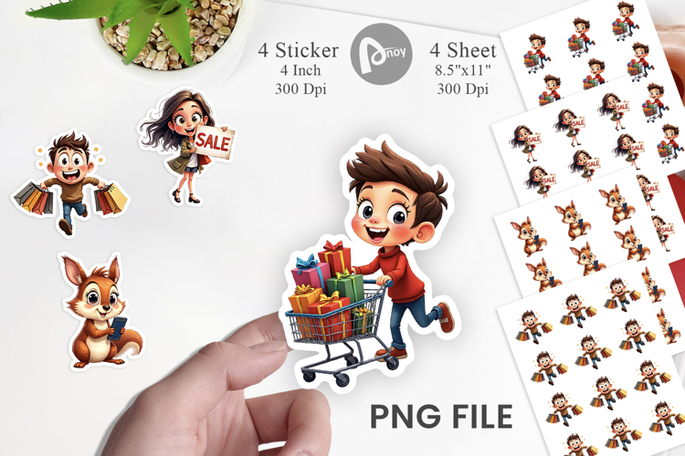 Black Friday Frenzy Sticker