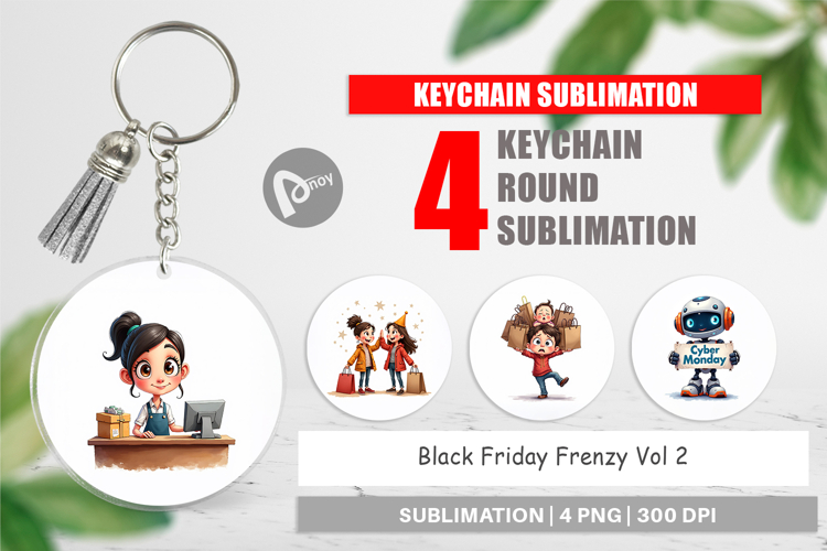 Black Friday Frenzy Keychain