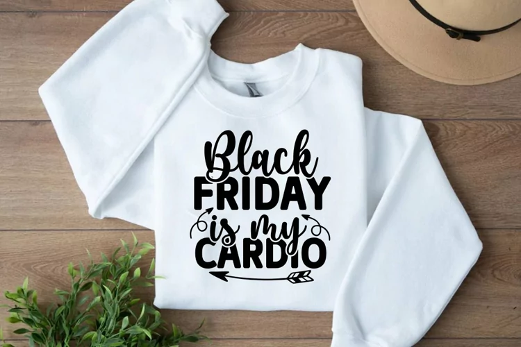 Black Friday is My Cardio SVG Cut File