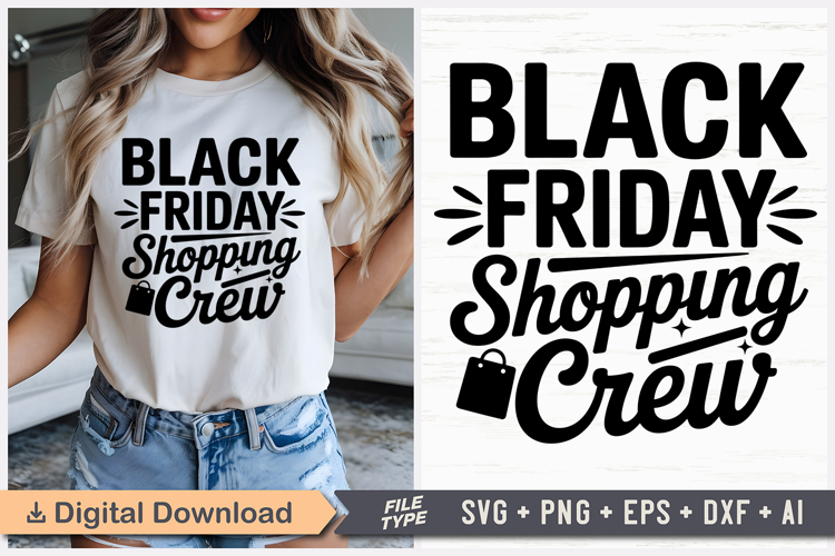 Black Friday Shopping Crew SVG, Black Friday SVG