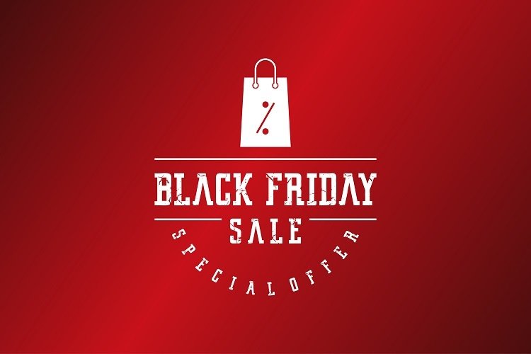 Black Friday vintage vector logo example image 1