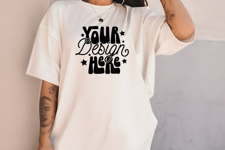Black Girl Model Ivory Comfort Colors CC17 Plus Size Black