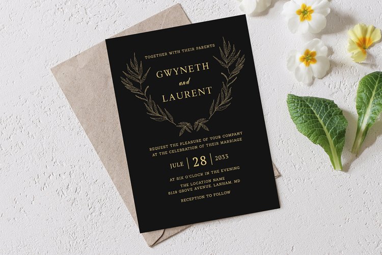 Floral Invitation Template Image 23