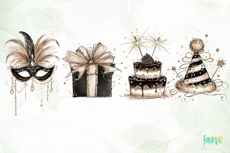 Black & Gold New Year Celebration