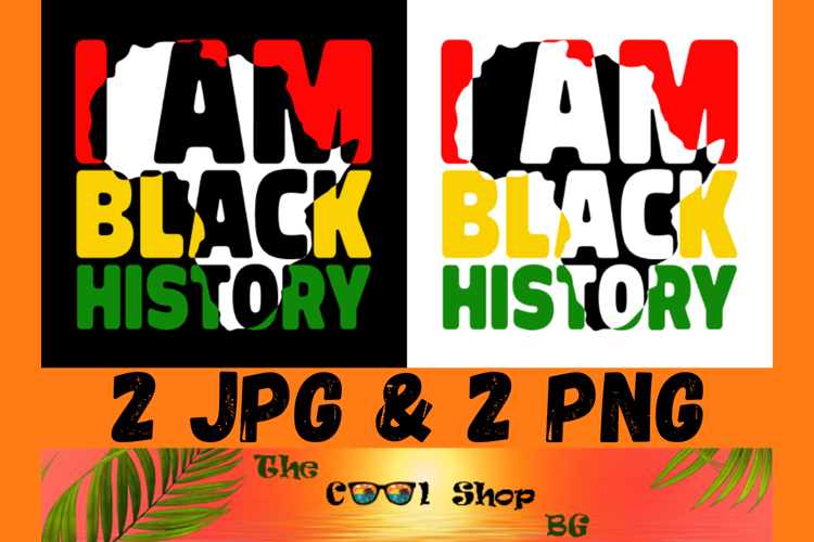 I Am Black History Png, Black History Month Png Design