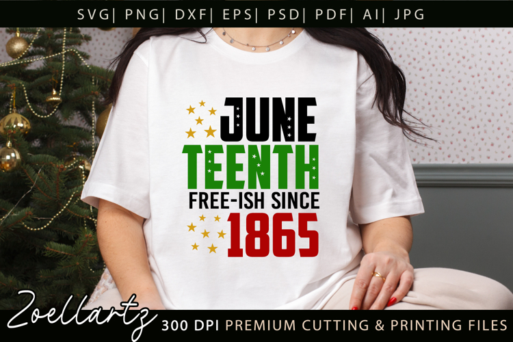 Juneteenth SVG PNG EPS DXF Black Lives Matter Freedom Day