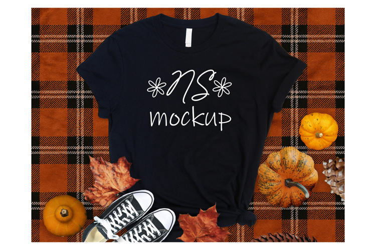 Bella Canvas 3001 T-shirt mockup color BLACK