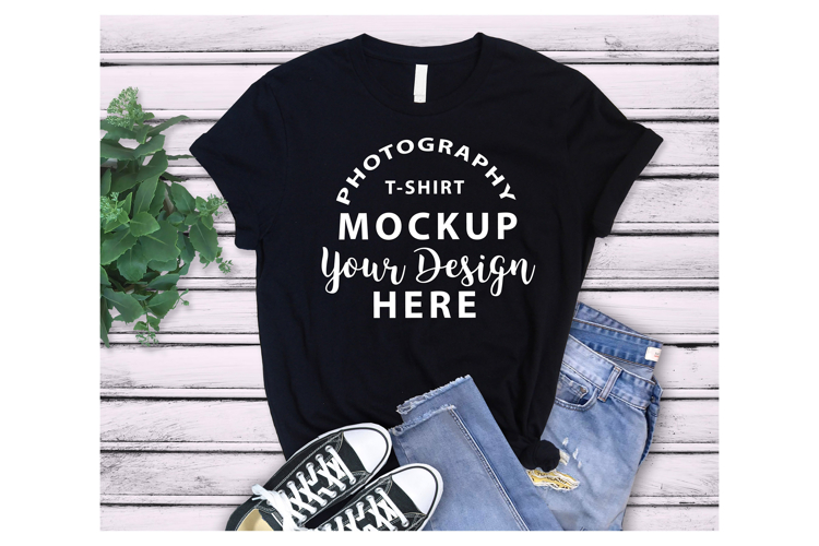 Bella Canvas 3001 Multi Color T-Shirt Mockup PSD