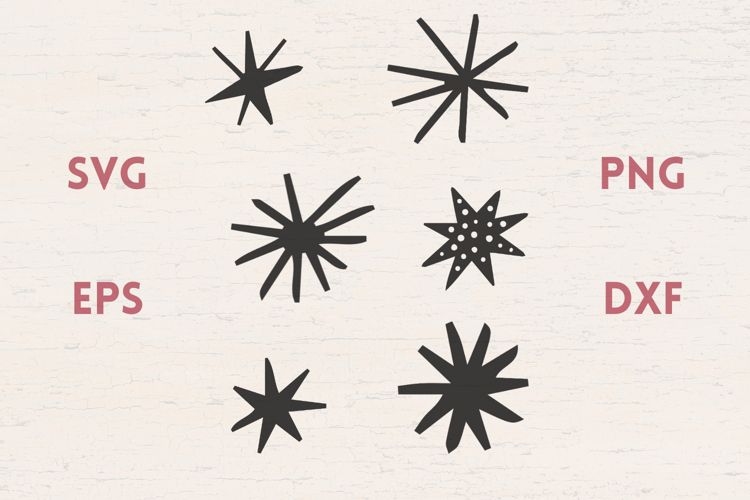 Doodle Stars SVG