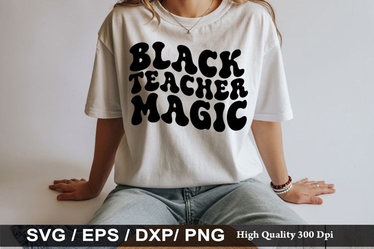 Black Teacher Svg Image 13