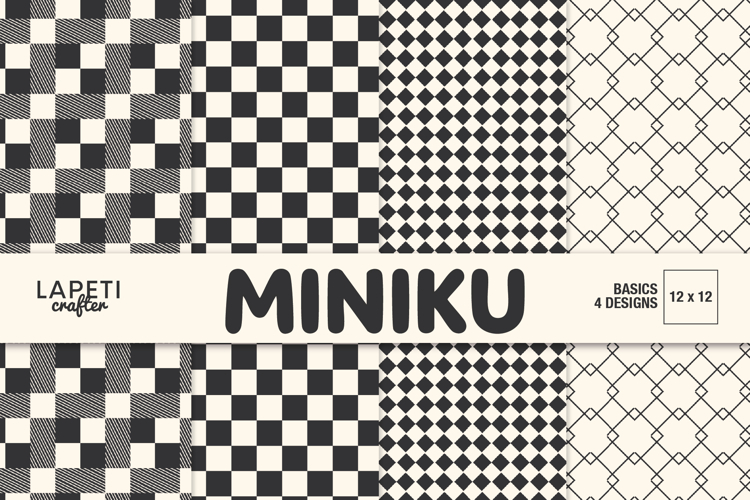 Black And White Scrapbook Paper