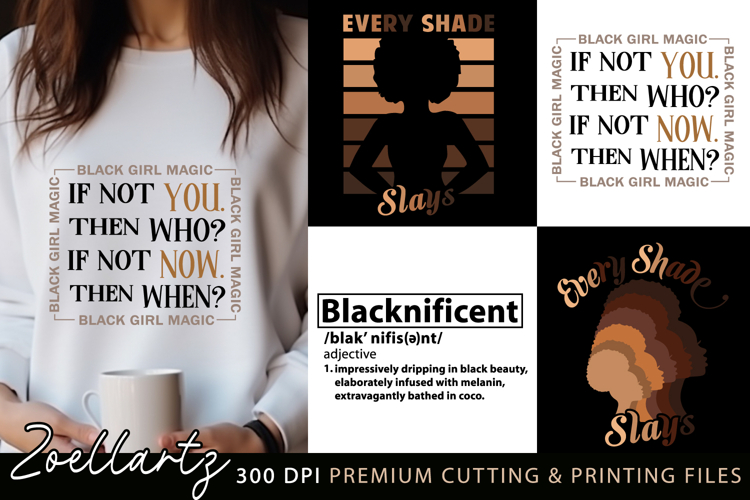 Black Woman SVG PNG Melanin SVG Juneteenth Black History SVG