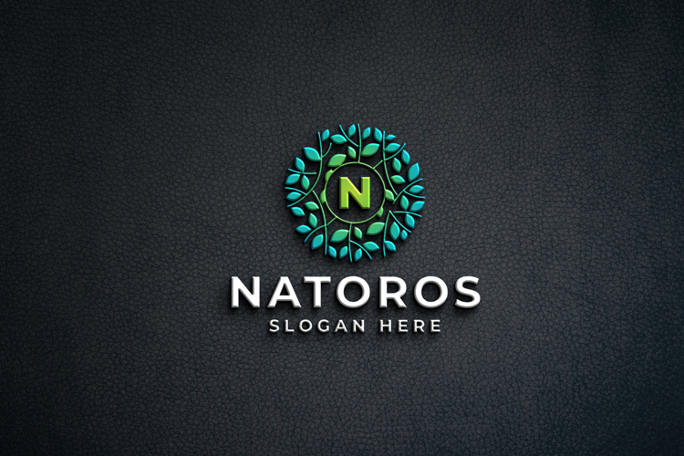 Leaf Letter N Logo
