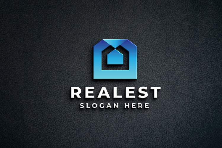Modern Real Estate and Home Logo
